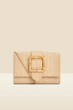 Natural Raffia Bamboo Clasp Detail Clutch Bag 9 Natural Raffia Bamboo Clasp Detail Clutch Bag -Sosandar Fashion Store web 2401 box s24ac003nl0003 a