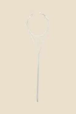 Silver Plated Triple Layer Necklace