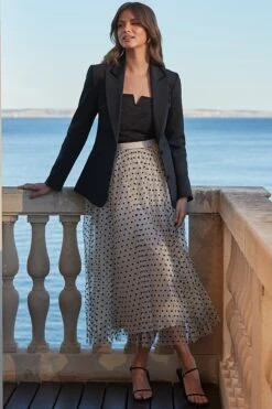 Black Hourglass Blazer