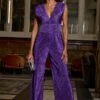 Violet Plisse Wide Leg Jumpsuit -Sosandar Fashion Store web 2408 218 a24jw003pe0001 218 077