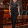 Black Beaded Tassel Jumpsuit 2 Black Beaded Tassel Jumpsuit -Sosandar Fashion Store web 2409 16 a24jw015bk0001 16 013