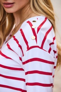 Red & White Stripe Top 11 Red & White Stripe Top -Sosandar Fashion Store web 2501 28 dytoj006rdst01 28 144