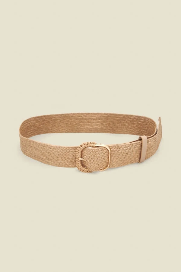 Natural Raffia Belt 4 Natural Raffia Belt - Image 2