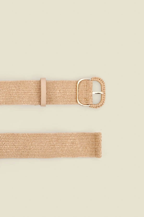 Natural Raffia Belt 5 Natural Raffia Belt - Image 3