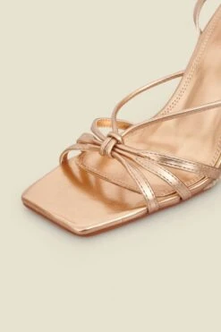 Rose Gold Strappy Wedge Espadrille -Sosandar Fashion Store web 2501 box s25fw001rg0001 3
