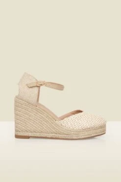 Natural Raffia Wedge Espadrille -Sosandar Fashion Store web 2501 box s25fw002nl0003 1
