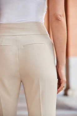 Natural Contour Waist Kick Flare Trouser -Sosandar Fashion Store web 2502 78 s25bw001nl0003 dytoj028wh0001 78 100