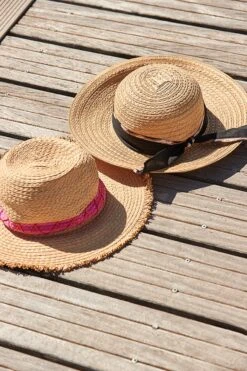 Natural Summer Hat With Leopard Print Trim 9 Natural Summer Hat With Leopard Print Trim -Sosandar Fashion Store web 2504 hats 3742