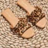 Leopard Print Cross Strap Sandals 2 Leopard Print Cross Strap Sandals -Sosandar Fashion Store web 2504 shoes 0042