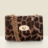 Leopard Print Clasp Detail Cross Body Bag -Sosandar Fashion Store web 2506 box a25ac003ld0001 550