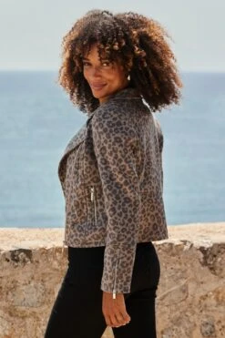 Leopard Print Faux Suede Biker Jacket -Sosandar Fashion Store web 2507 08 a25op005nlbn01 a24bd024bk0001 a25ac105bk0001 08 119