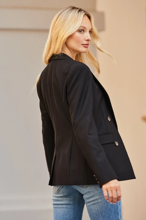 The Ultimate Black Fitted Blazer 6 The Ultimate Black Fitted Blazer - Image 4