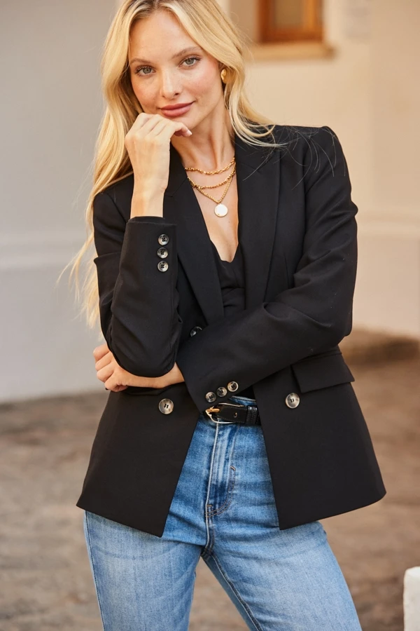 The Ultimate Black Fitted Blazer 3 The Ultimate Black Fitted Blazer