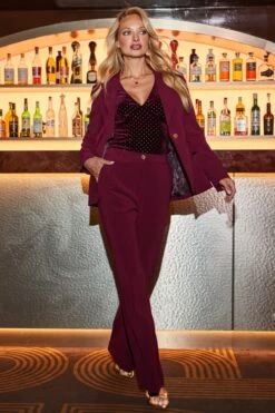 Burgundy Leopard Print Lining Blazer 19 Burgundy Leopard Print Lining Blazer -Sosandar Fashion Store web 2508 112 a25bw027rd0004 s25ow022rd0004 setow036bn0004 112 079 rt