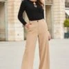 Camel High Waisted Fluid Wide Leg Trousers 1 Camel High Waisted Fluid Wide Leg Trousers -Sosandar Fashion Store web 2508 125 a25bw030be0040 a24tk280bk0001 a25ow048bk0001 125 003