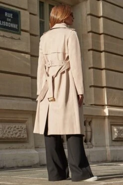 Ecru Leopard Print Lined Trench Coat -Sosandar Fashion Store web 2508 134 s24le016bk0001 a25tk481nl0003 s25ow016nl0003 134 418