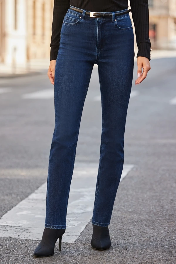 Dark Indigo Super Soft Slim Leg Jeans 6 Dark Indigo Super Soft Slim Leg Jeans - Image 4