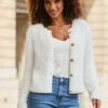 Winter White Super Soft Fluffy Knit Cardigan 1 Winter White Super Soft Fluffy Knit Cardigan -Sosandar Fashion Store web 2508 252 a24tk204nl0001 s24bd040be0010 252 043