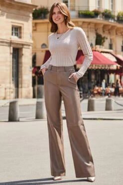 Natural Textured Button Cuff Jumper -Sosandar Fashion Store web 2508 62 a25tk201nl0003 a24bl001bn0003 62 172