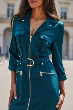 Emerald Green Utility Shirt Dress 14 Emerald Green Utility Shirt Dress -Sosandar Fashion Store web 2508 80 dydrw055be0021 80 116