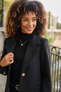 Black Premium Longline Wool Mix Coat With Leopard Print Lining 13 Black Premium Longline Wool Mix Coat With Leopard Print Lining -Sosandar Fashion Store web 2509 33 a25ow005bk0001 a24bd030bk0001 33 159