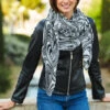 Black & White Marble Print Scarf -Sosandar Fashion Store web 33 a22ac013bk0001 a22op001bk0001 239