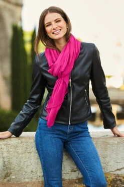 Hot Pink Scarf
