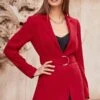 Red D Ring Belted Blazer -Sosandar Fashion Store web 55 s23ow003rd0017 a22bw006rd0017 a22tw061bksp01 598 rt