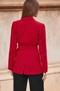 Red D Ring Belted Blazer -Sosandar Fashion Store web 55 s23ow003rd0017 a22bw006rd0017 a22tw061bksp01 651 rt