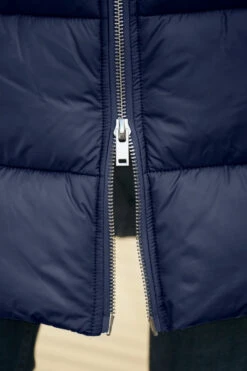 Navy Blue Faux Fur Trim Luxe Longline Padded Coat 13 Navy Blue Faux Fur Trim Luxe Longline Padded Coat -Sosandar Fashion Store web 58 s22ow009be 187 navy rt2