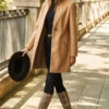 Camel Faux Wool Notch Neck Coat -Sosandar Fashion Store web 90 a22ow008bn0002 143 1