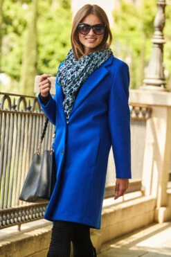 Blue Leopard Print Scarf -Sosandar Fashion Store web 91 a22ow007be0001 s21ac024blan01 172 1