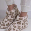 Natural Leopard Print Totes Faux Fur Boot Slippers -Sosandar Fashion Store web a23fw103nlbn01 1