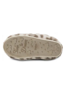 Natural Leopard Print Totes Faux Fur Boot Slippers -Sosandar Fashion Store web a23fw103nlbn01 6