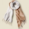 Camel & Grey Super Soft Scarf 2 Camel & Grey Super Soft Scarf -Sosandar Fashion Store web a21ac090 camel c rt