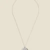 Silver Coin Pendant Necklace -Sosandar Fashion Store web a22ac024mc0005 a