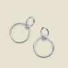 Silver Knot Detail Earrings