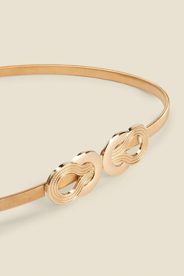 Gold Round Link Waist Belt 6 Gold Round Link Waist Belt - Image 4