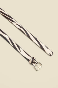 Black Zebra Print Leather Waist Belt -Sosandar Fashion Store web a22ac044bkwe c