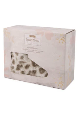 Natural Leopard Print Totes Faux Fur Boot Slippers -Sosandar Fashion Store web a23fw103nlbn01 7