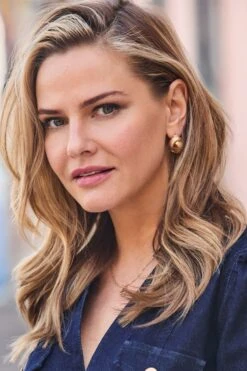 Gold Brushed Metal Knot Detail Earrings