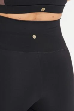 Black Panel Detail Activewear Leggings -Sosandar Fashion Store web ea221380 1001 comaya 360