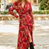 Red Multi Print Midi Shirt Dress 2 Red Multi Print Midi Shirt Dress -Sosandar Fashion Store web rt 71 a21dw038rd0017 128