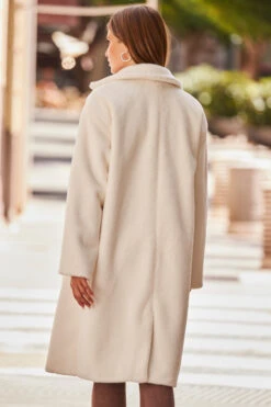 Ivory Relaxed Fit Longline Faux Fur Coat 15 Ivory Relaxed Fit Longline Faux Fur Coat -Sosandar Fashion Store web rt 82 a22ow062nl0006 417