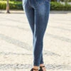 Mid Blue Sculpting Skinny Jeans -Sosandar Fashion Store web s22 a20bd095io 3 mid blue rt