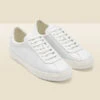 Superga 2843 Club S White Vegan Leather Trainers -Sosandar Fashion Store web s22fw010we a