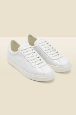 Superga 2843 Club S White Vegan Leather Trainers
