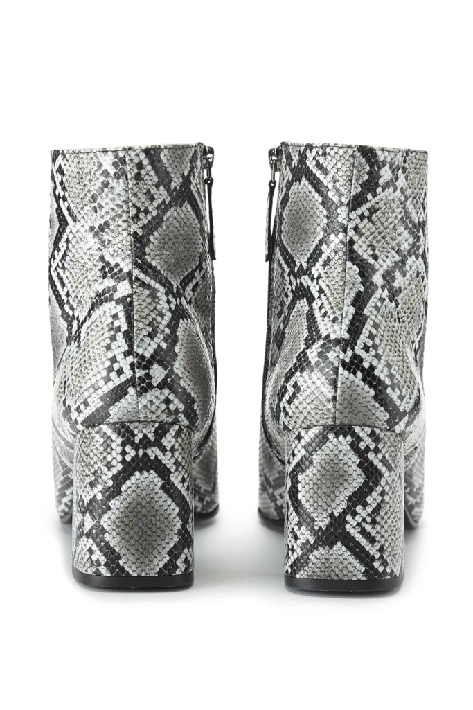 Anna Snake Leather Ankle Boot 7 Anna Snake Leather Ankle Boot - Image 5