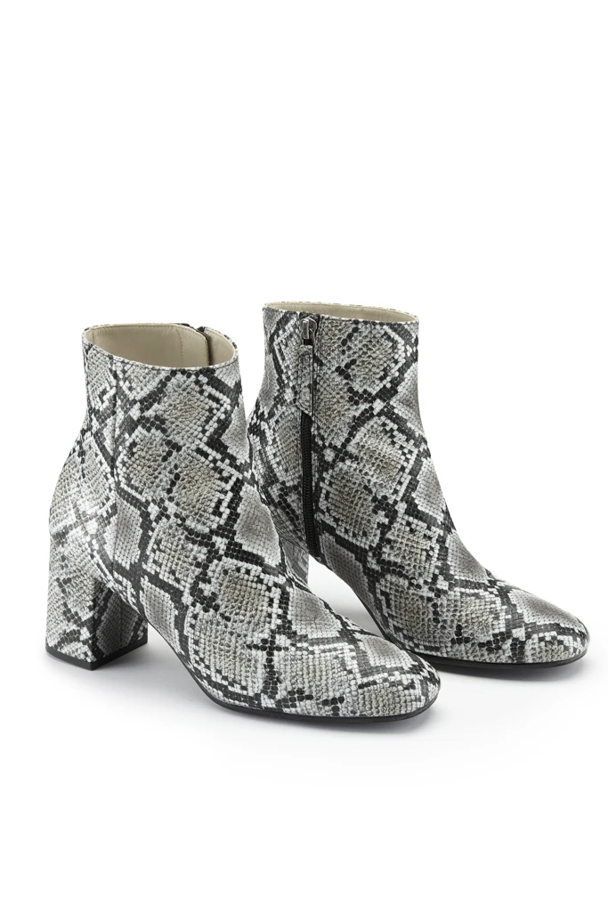 Anna Snake Leather Ankle Boot 4 Anna Snake Leather Ankle Boot - Image 2