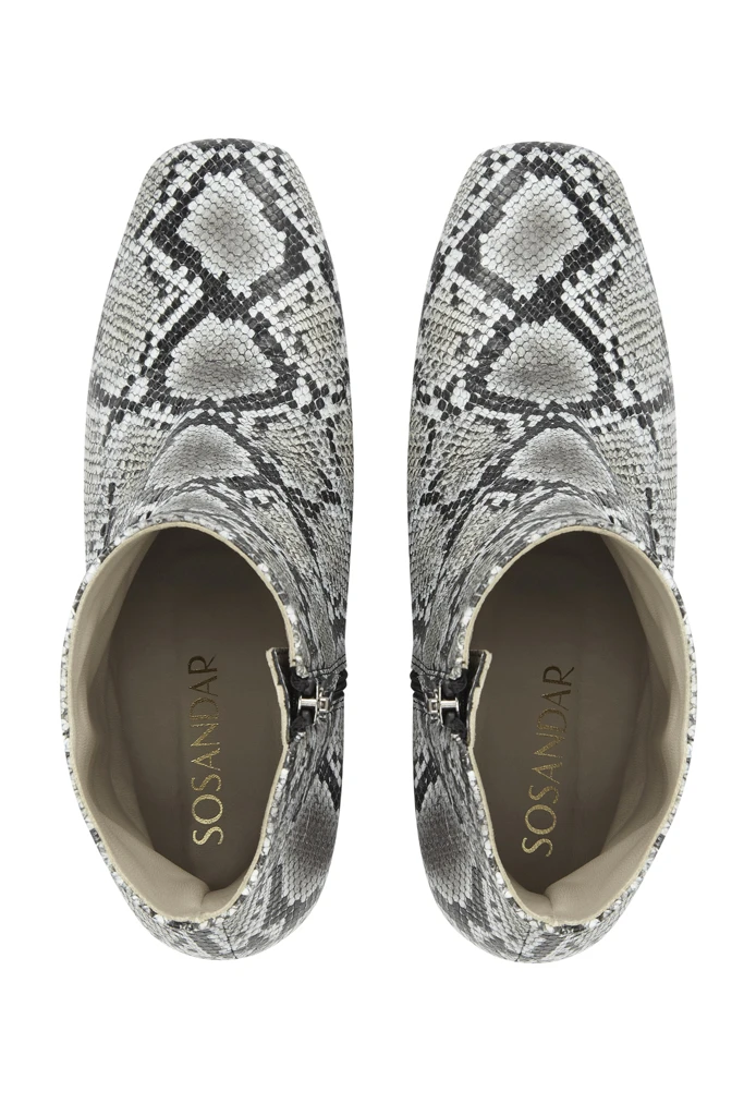 Anna Snake Leather Ankle Boot 6 Anna Snake Leather Ankle Boot - Image 4